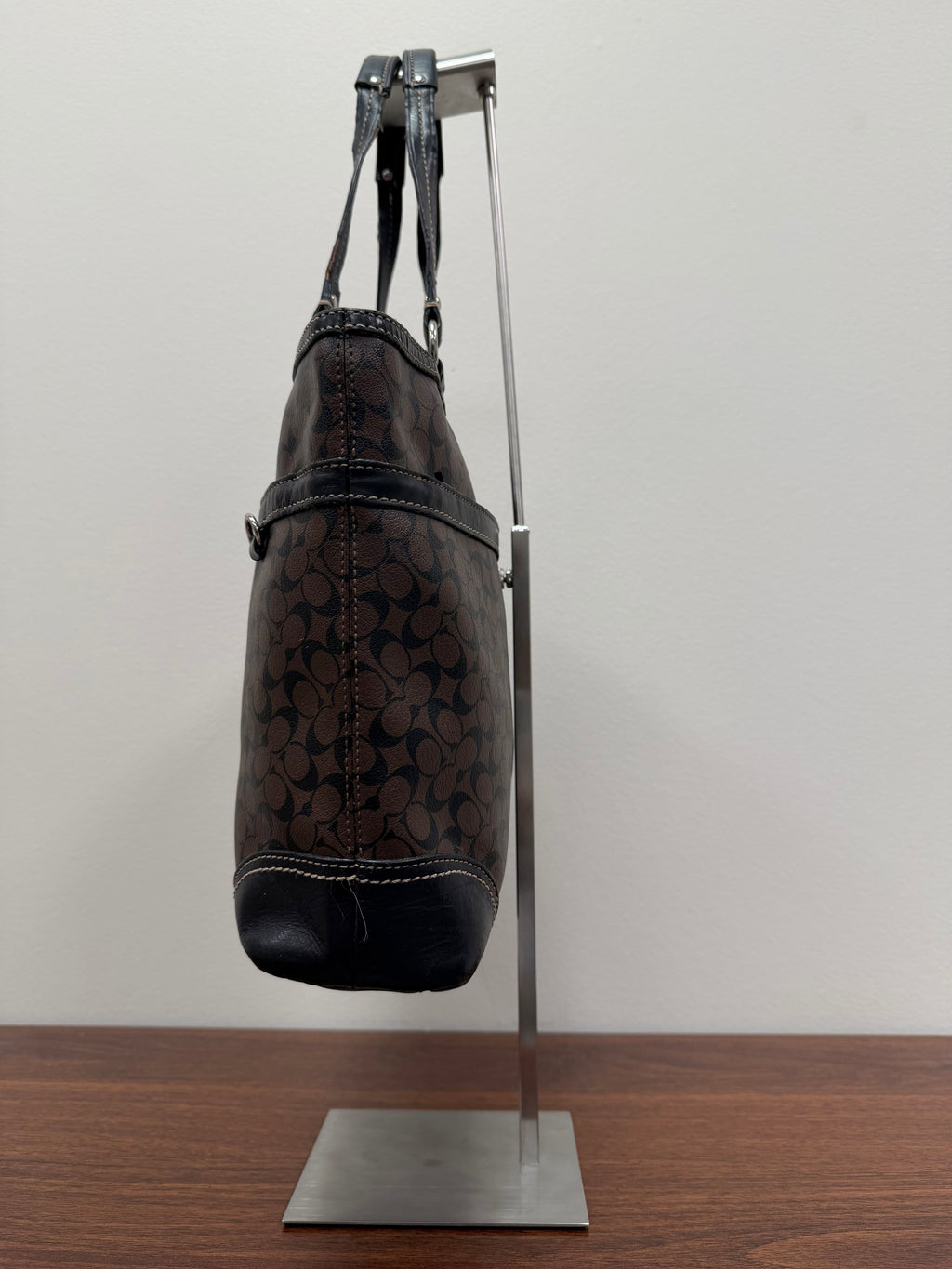 Coach Vintage signature stripe tote bag