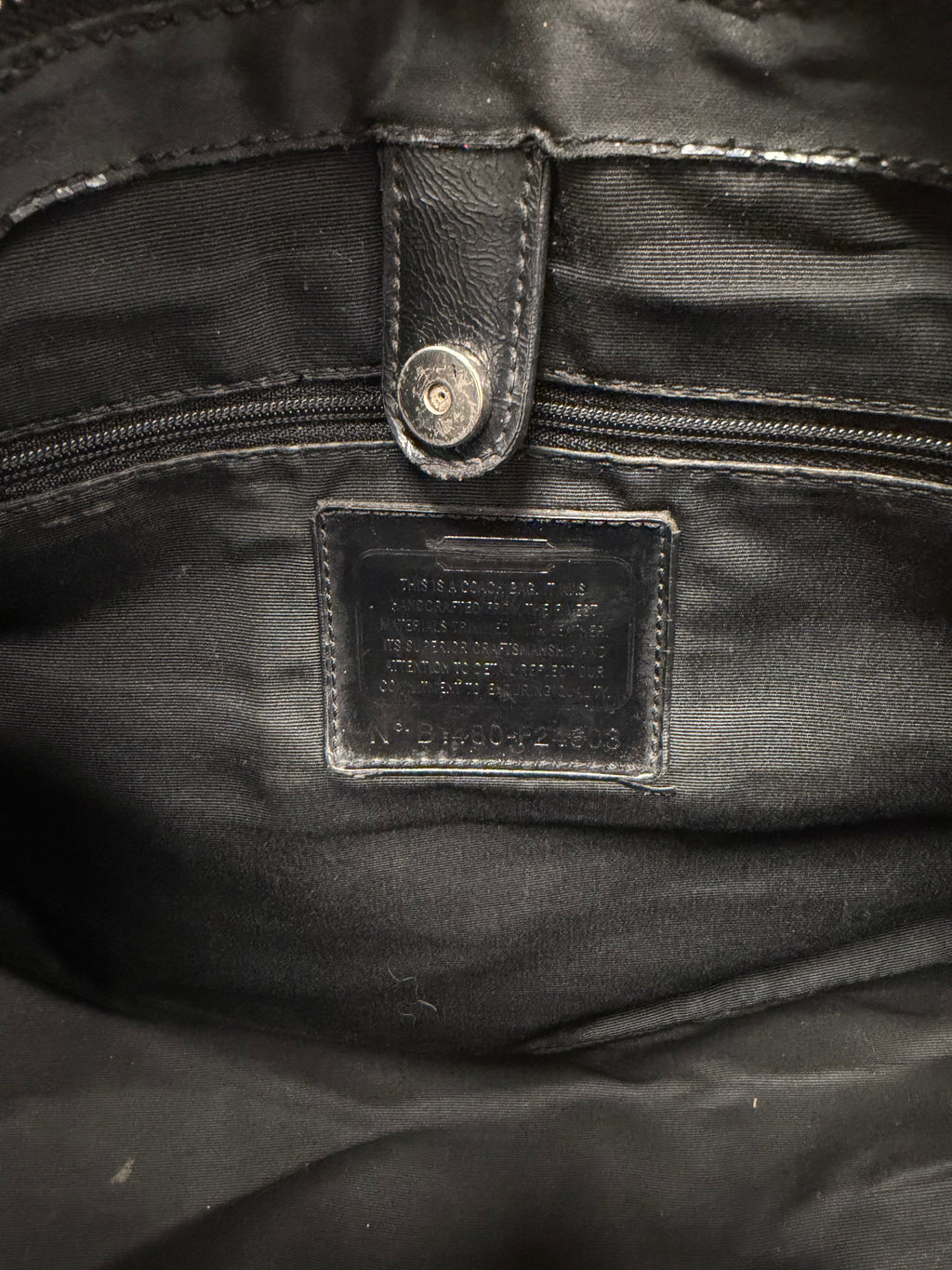 Coach Vintage signature satchel tote