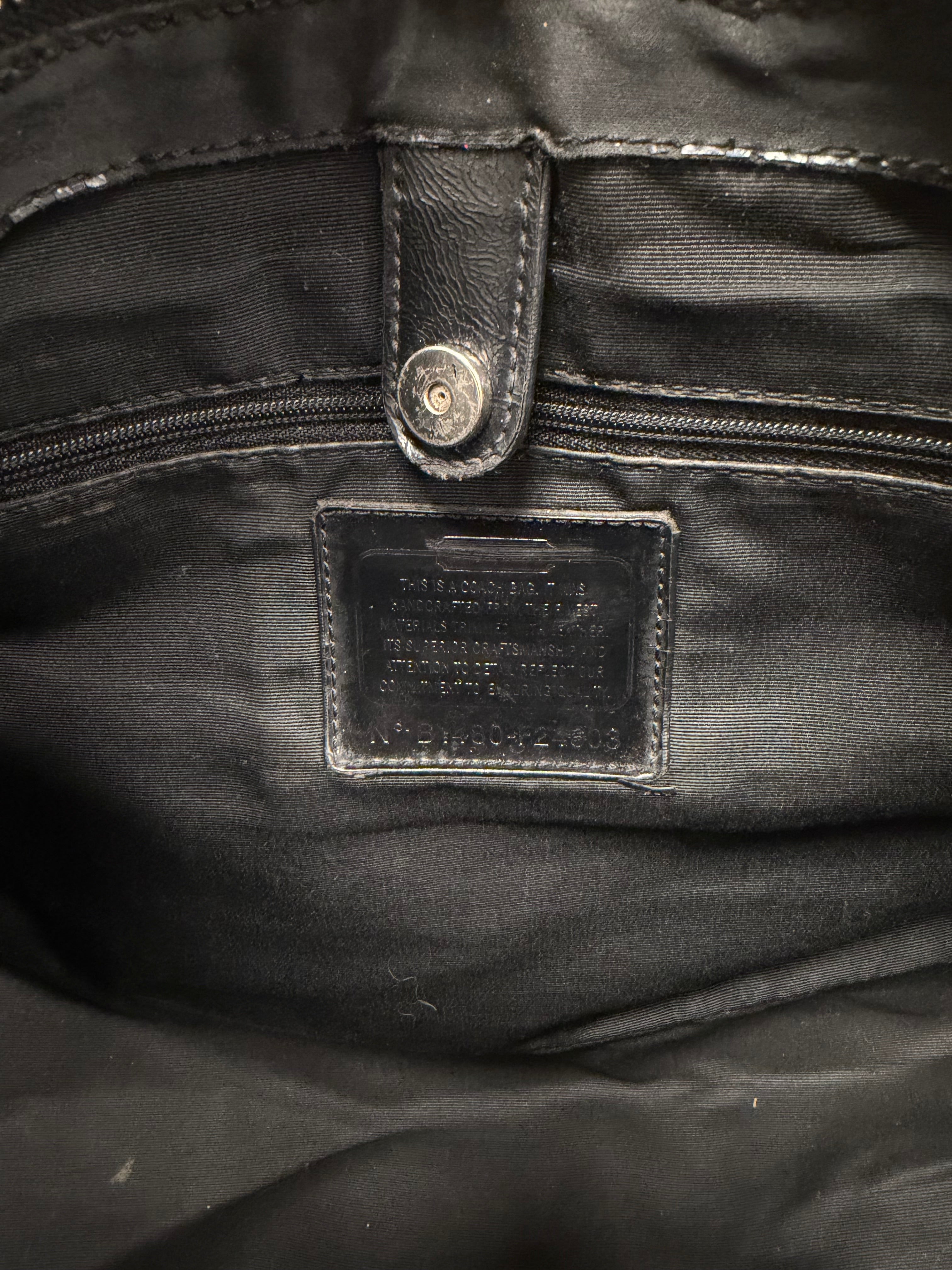 Coach Vintage signature satchel tote