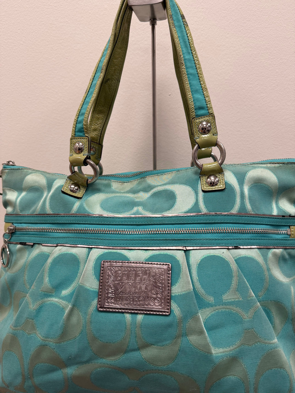 Coach Vintage Poppy signature tote bag