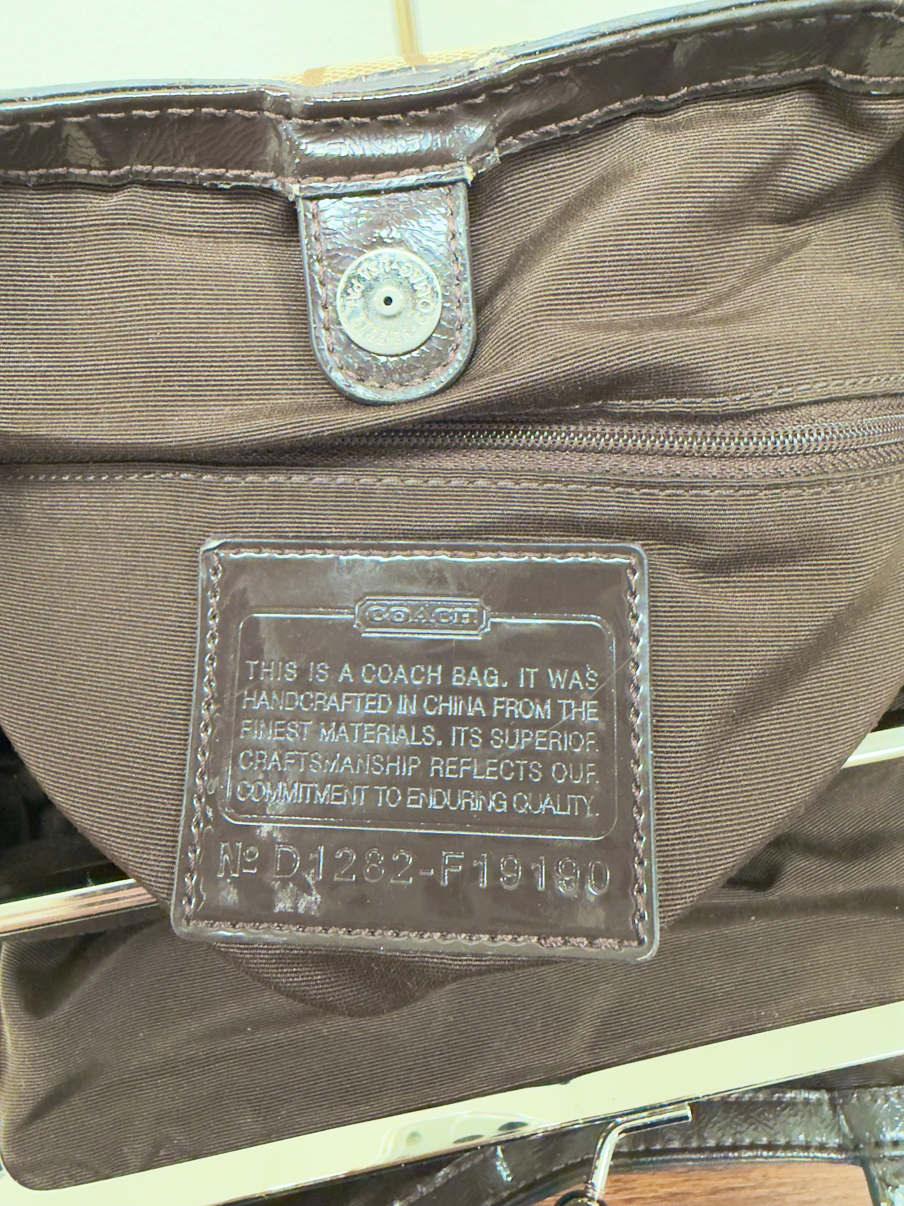 Coach Vintage signature canvas Tote Bag