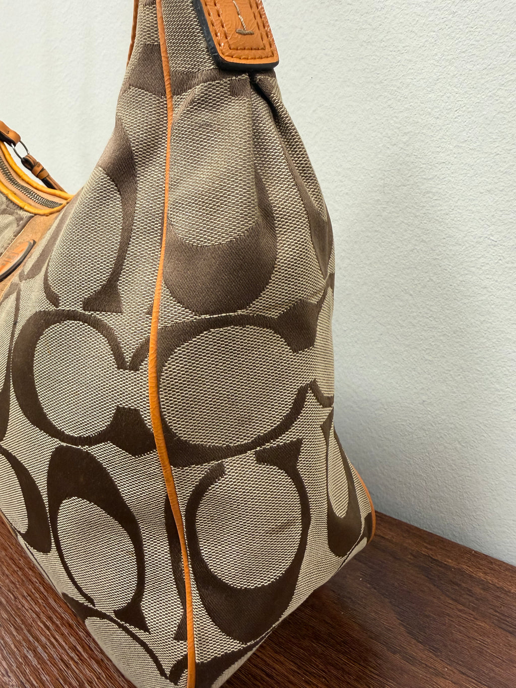 Coach Vintage signature hobo shoulder bag