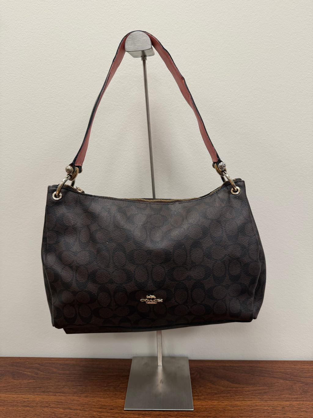 Coach Vintage signature brown shoulder bag