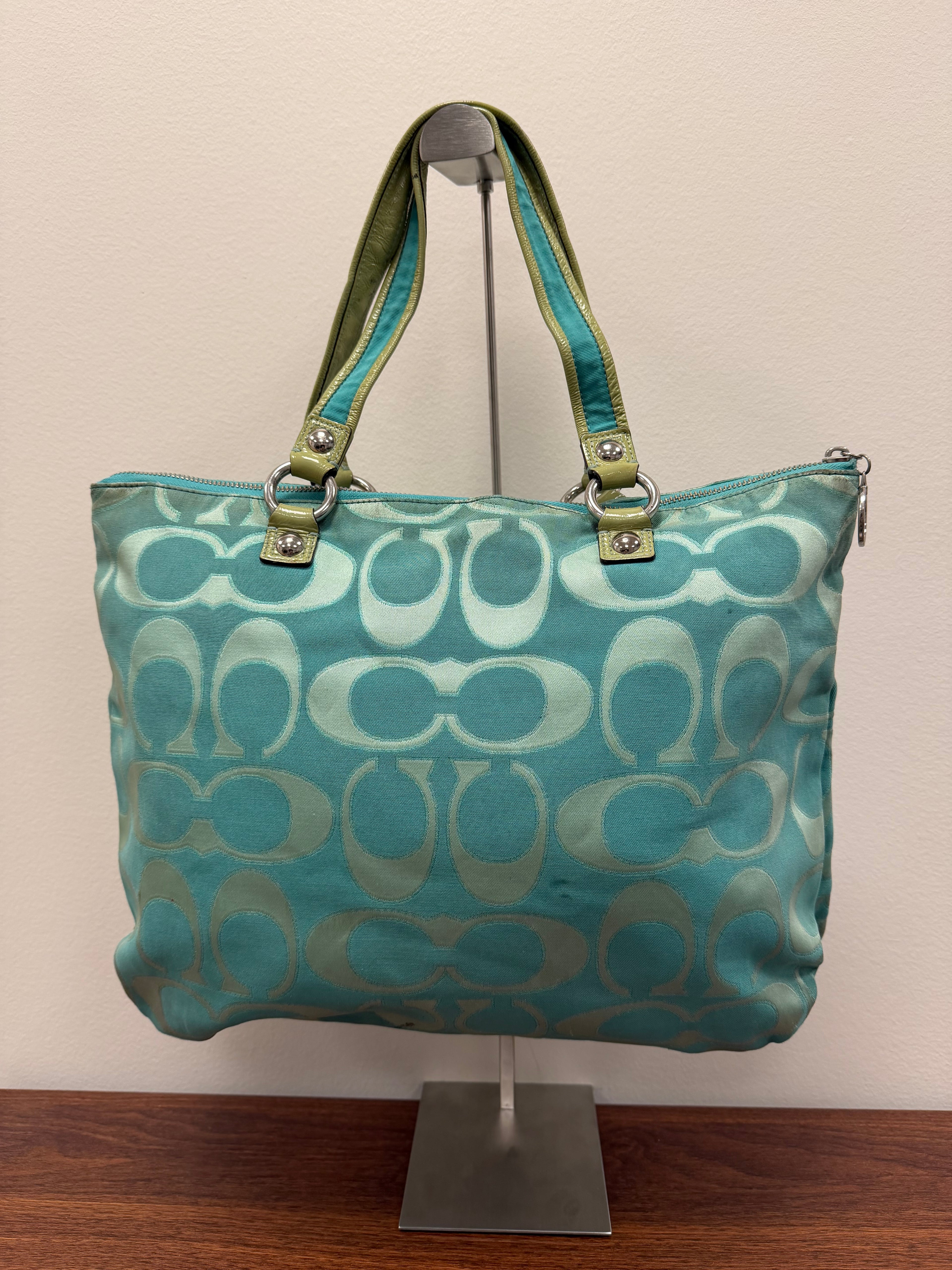 Coach Vintage Poppy signature tote bag