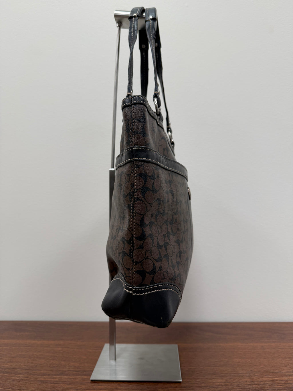 Coach Vintage signature stripe tote bag